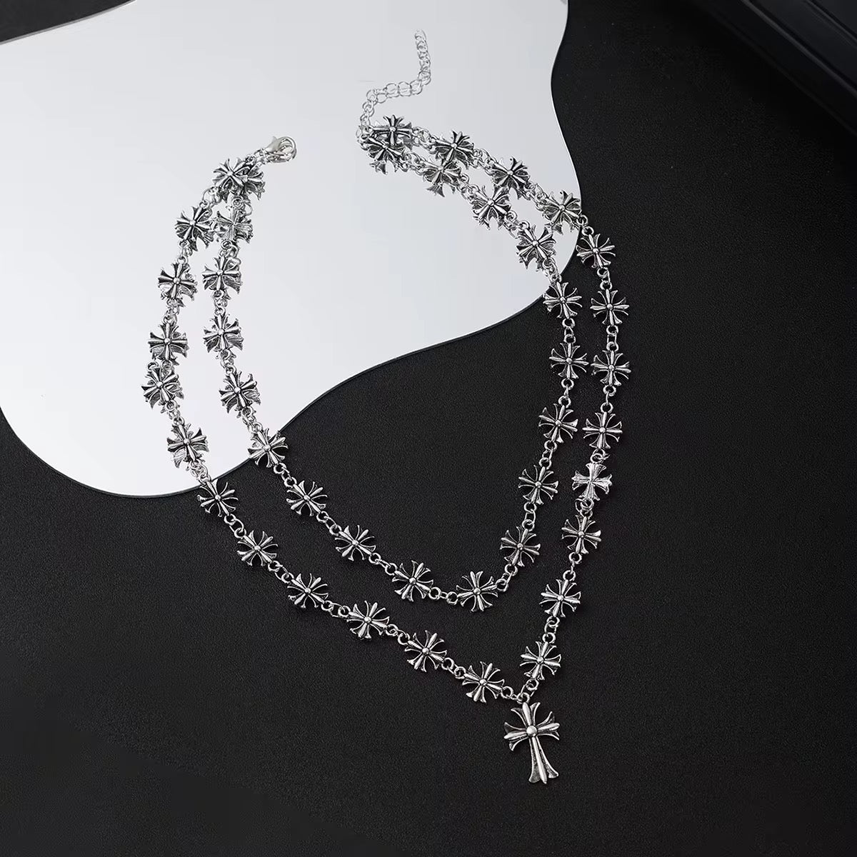 Double stacked cross chain